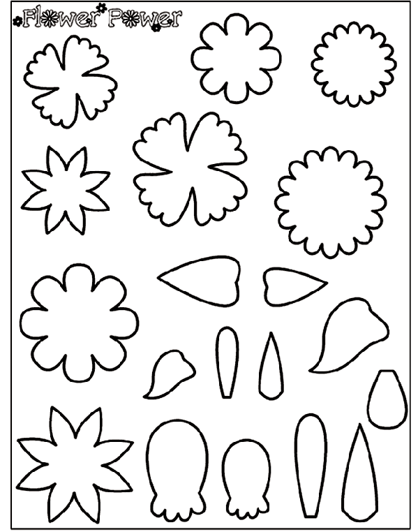 Flower Power 2 coloring page
