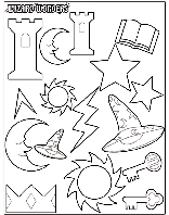 Wizard Wonders 2 coloring page