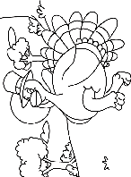 Gobble, Gobble coloring page