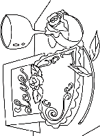 Be Mine coloring page