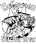 Halloween Witches' Brew coloring page