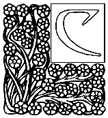 Alphabet Garden C coloring page
