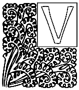 Alphabet Garden V coloring page