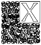 Alphabet Garden X coloring page